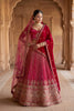 Premium Rani Pink Velvet Designer Lehenga Choli with Embroidery Work and Designer Dupatta