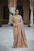 Enchanting Lavender Kanjivaram Soft Silk Saree with Beads Work for Women