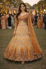 Stunning Orange Embroidered Readymade Net Lehenga Choli with Dupatta for Women