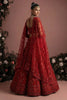 Luxury Red Designer Lehenga Choli with Heavy Embroidery Work and Matching Dupatta