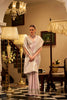 Pastel Pink Gold Banarasi Silk Saree with Rich Zari Weaving Saree