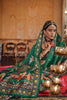Royal Green Designer Silk Saree Rajasthani Print Heavy Saree