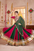 Superb Multicolor Gujarati Navratri Chaniya Choli with Embroidered Blouse and Dupatta