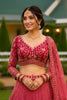 Royal Rani Pink Designer Lehenga Choli with Heavy Embroidery Work and Soft Net Dupatta
