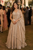 Awesome Beige Fandy Silk Designer Lehenga Choli with Beads Work and Matching Dupatta