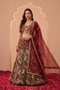 Regal Maroon Net Designer Lehenga Choli with Heavy Beads Work and Dupatta for Women