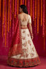 Radiant Cream Viscose Designer Lehenga Choli with Beads Work and Dupatta for Women