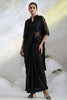 Stylish Black Sequins Ready to Wear Designer Saree with Jacket Style Blouse