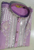 Amazing Pink Fendy Silk Embroidered Party Wear Kurta Pajama for Men