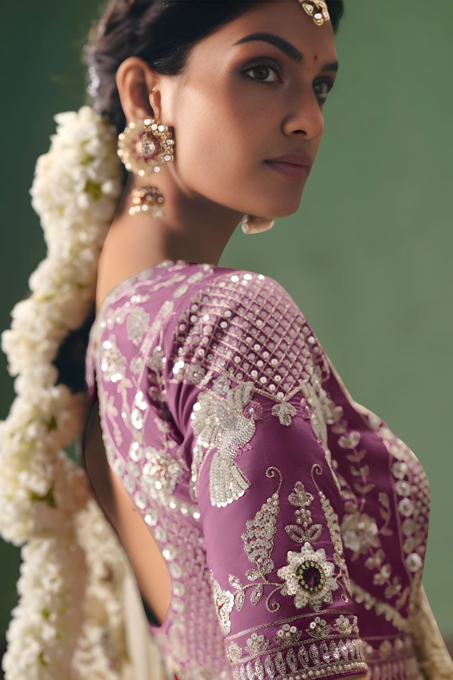 Cream Silk Saree with Heavy Golden Embroidery Border Designer Blouse