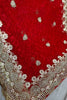 Designer Wine Red Net Saree Heavy Pearl Sequins Embroidery Border