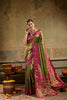 Regal Olive Green Tissue Paithani Silk Saree Zari Weaving Work for Women