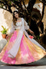 Radiant White Multicolor Organza Digital Printed Designer Lehenga Choli with Dupatta
