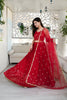 Graceful Red Embroidered Georgette Lehenga Choli with Dupatta for Wedding