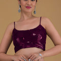 Gorgeous Purple Georgette Embroidered Party Wear Lehenga Choli with Dupatta