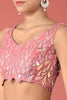 Lovely Pink Soft Net Embroidered Lehenga Choli with Dupatta for Wedding