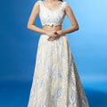 Elegant White Soft Net Embroidered Lehenga Choli with Dupatta for Wedding
