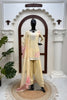 Elegant Cream Heavy Reyon Thread Sequin Work Patiala Suit Dupatta for Women