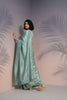 Sea Green Silk Saree with Embroidered Border Designer Blouse