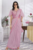 Elegant Pink Designer Saree with Embroidered Blouse