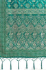 Green Banarasi Silk Saree with Rich Gold Zari Weaving Traditional Motifs
