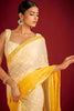 Elegant Yellow Soft Georgette Saree Thread Work for Women