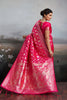 Luxury Rani Pink Banarasi Silk Saree Rich Gold Zari Weaving Traditional Motifs