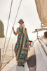 Green Floral Printed Silk Saree with Designer Border Festive Saree 