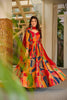 Wonderful Multicolor Rayon Digital Printed Designer Gown with Dupatta for Women