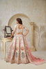 Graceful Cream Silk Embroidered Lehenga Choli with Palace Motifs and Dupatta for Wedding
