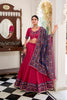 Pink Embroidered Navratri Lehenga Choli with Contrast Dupatta Traditional Gujarati Garba Ghaghra Choli 
