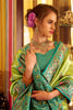 Green Tissue Patola Silk Saree Handwoven Patola Design Rich Border