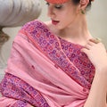 Pink Printed Cotton Saree with Matching Blouse Casual Wear Saree
