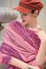 Pink Printed Cotton Saree with Matching Blouse Casual Wear Saree