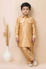 Stylish Beige Viscose Pathani Kurta Pajama Set for Boys