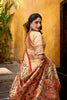Elegant Beige Paithani Silk Lehenga Choli with Multicolor Floral Dupatta for Wedding