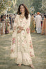 Stylish Off-White Floral Printed Embroidered Silk Kurta Palazzo Set with Dupatta for Wedding