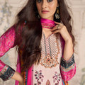 Graceful Rani Pink Embroidered Crepe Salwar Suit for Festive Wear