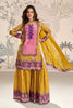 Elegant Mustard Yellow and Pink Embroidered Salwar Suit with Dupatta for Festive Wear