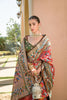 Red Gold Paithani Silk Saree Multicolor Bird and Floral Weaving Saree