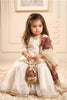 Cute Off-White Floral Embroidered Pure Gmy Silk Girls Palazzo Suit with Dupatta