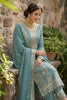 Grateful Teal Blue GMY Silk Embroidered Straight Cut Salwar Suit with Dupatta for Women