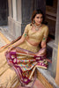 Stylish Beige Organza Zari Work Semi-Stitched Wedding Lehenga Choli with Designer Dupatta