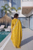 Elegant Mustard Yellow Silk Embroidered Readymade Palazzo Suit with Dupatta for Women