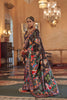 Royal Heritage Black Printed Bridal Saree Traditional Saree