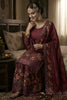 Elegant Maroon Fendy Silk Floral Embroidered Sharara Suit with Dupatta