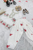 Cute Off White Crepe Embroidered Readymade Salwar Suit with Dupatta for Girls