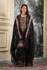 Elegant Black Embroidered Fendy Silk Pakistani Salwar Suit with Palazzo for Women