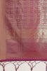 Purple Pink Kanjivaram Silk Saree with Rich Zari Weaving Blouse