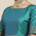 Green Kanjivaram Silk Saree with Rich Zari Weaving Designer Blouse